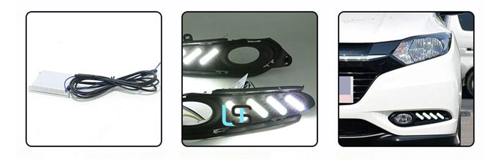 DRL Front Lamp LED Daytime Running Light for Honda Hr-V Vezel 2015-2018